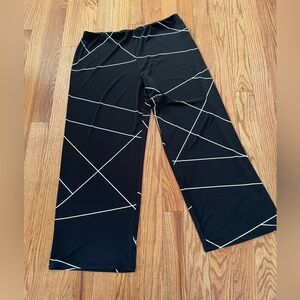 Alfani printed pants wide leg size XL gorgeous